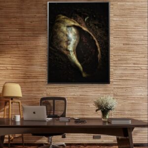 The Silent Echo of the Past – Weathered Shell Nature Wall Art